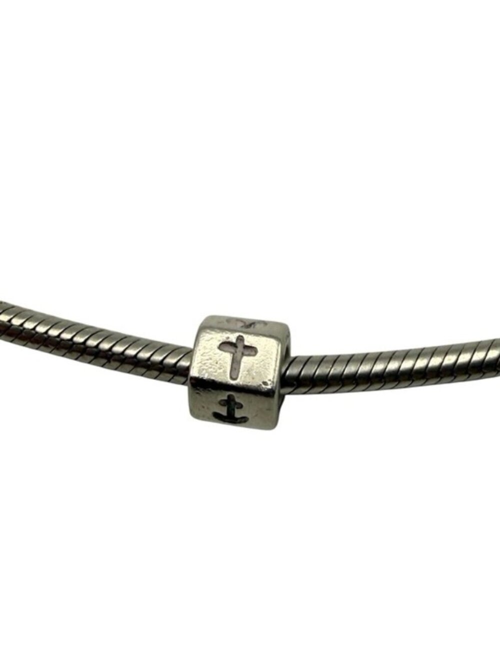 Pandora Faith Hope Love Trinity Charm Sterling Silver 925 ALE Cross Anchor Heart